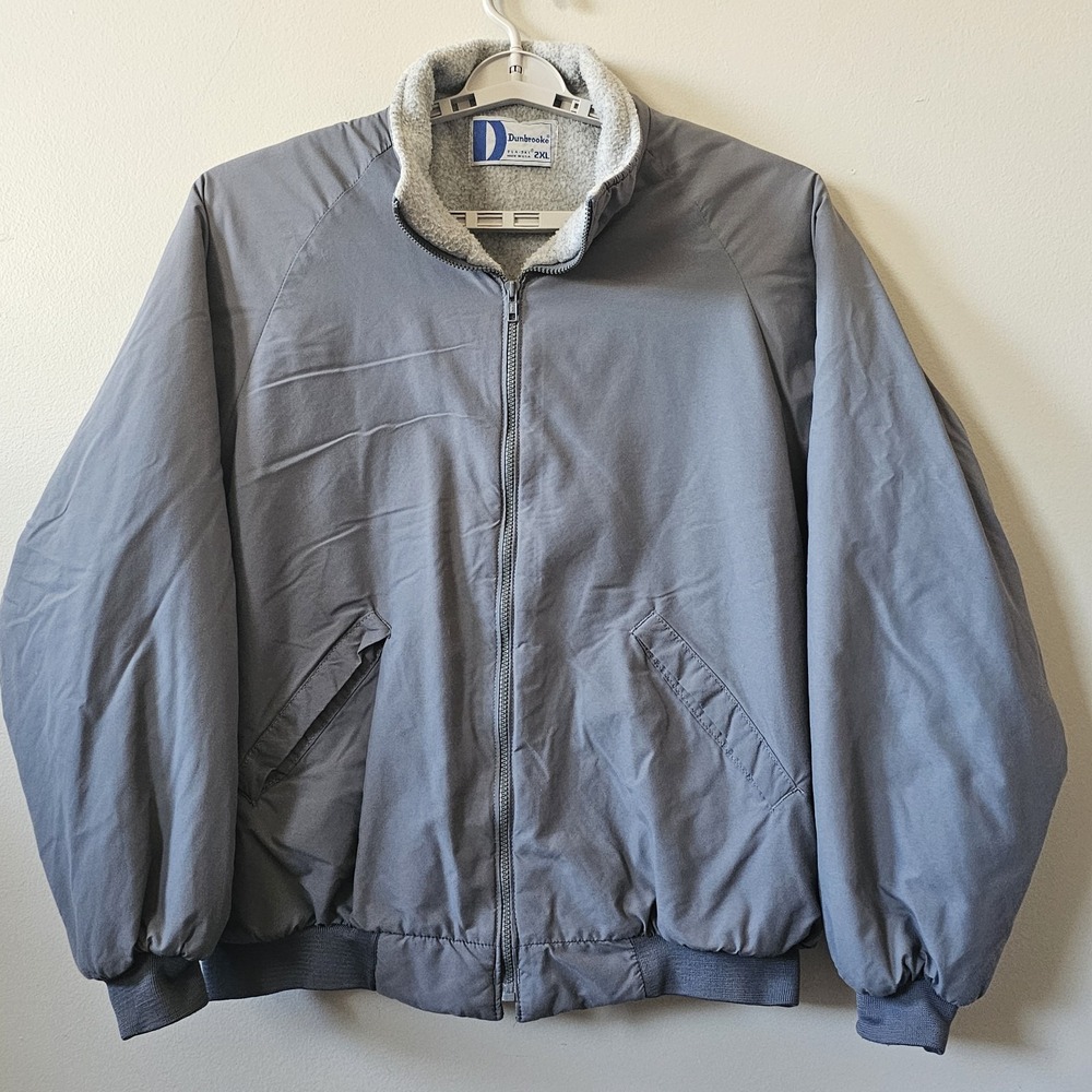 Vintage Dunbrooke Pla-Jac Coat Jacket Men's Size 2XL Fleece Lined USA 80s 90s
